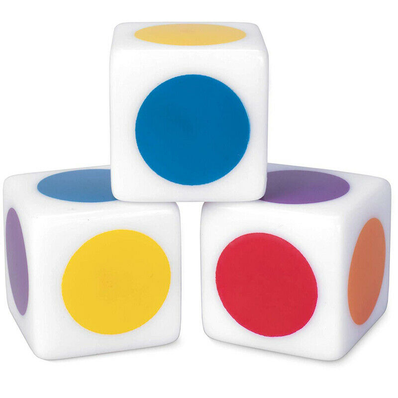 5Pcs/Lot Acrylic Kid Board Game 6 Sided White Color Family Party Educatio.l8