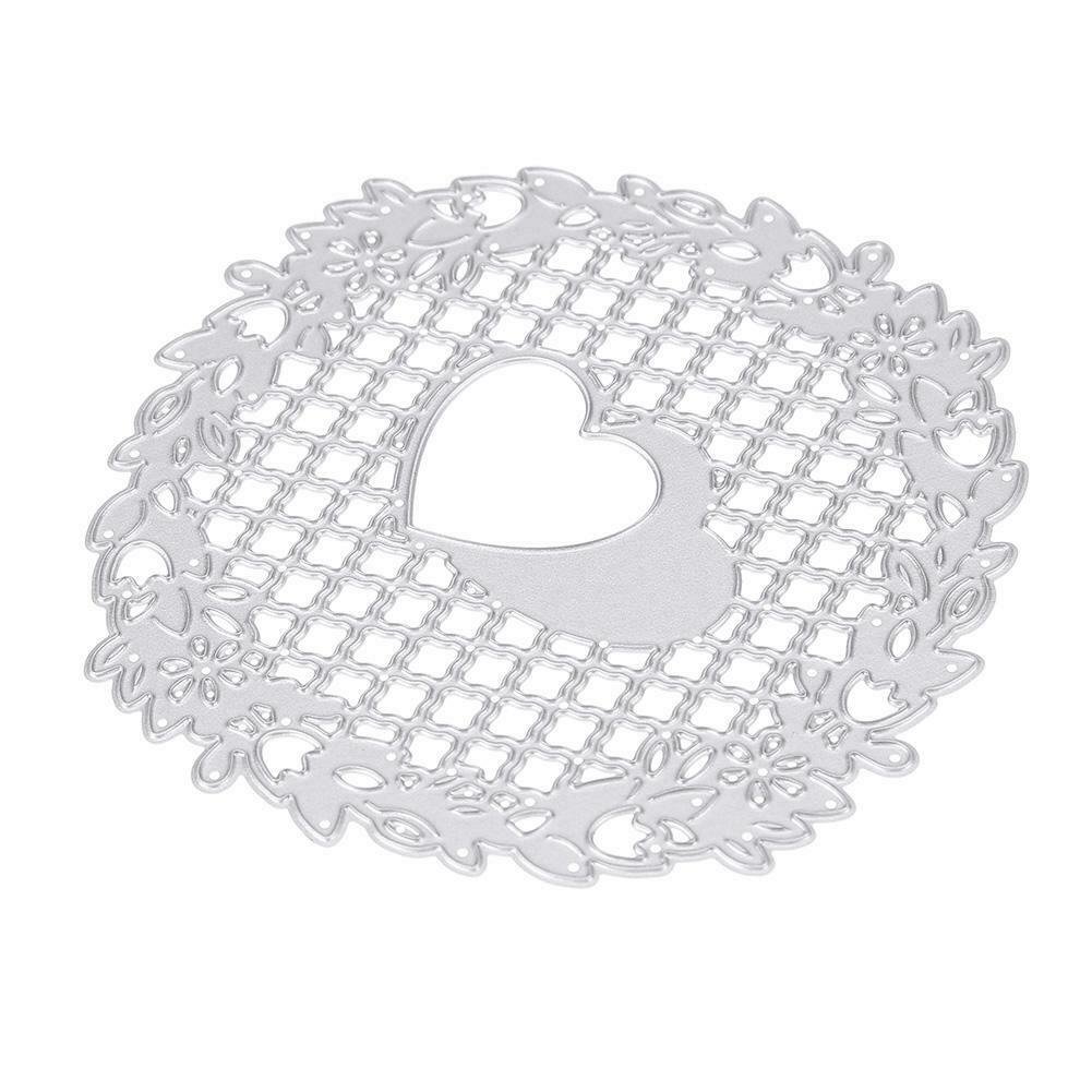 Love Heart Hollow Metal Cutting Dies Cut Stencil DIY Scrapbook Album Craft @