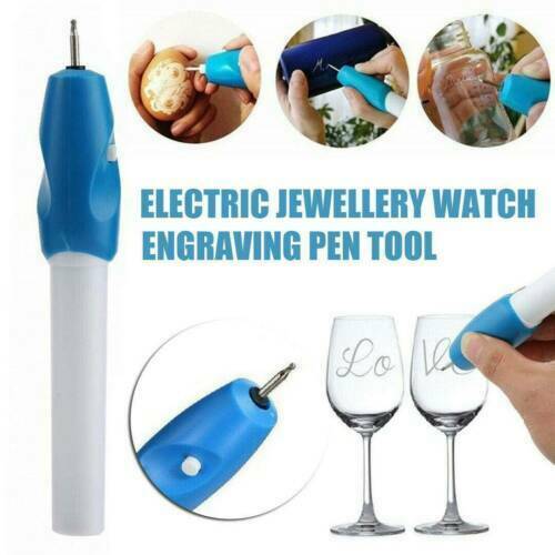 Electric Engraving Engraver Pen Carve DIY Tool For Jewelry Metal Glass US