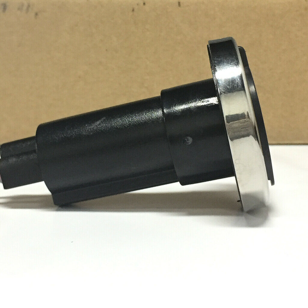 Black Marine Boat 2 Pin Stern Light Plug-in Pole Base Waterproof  Cover