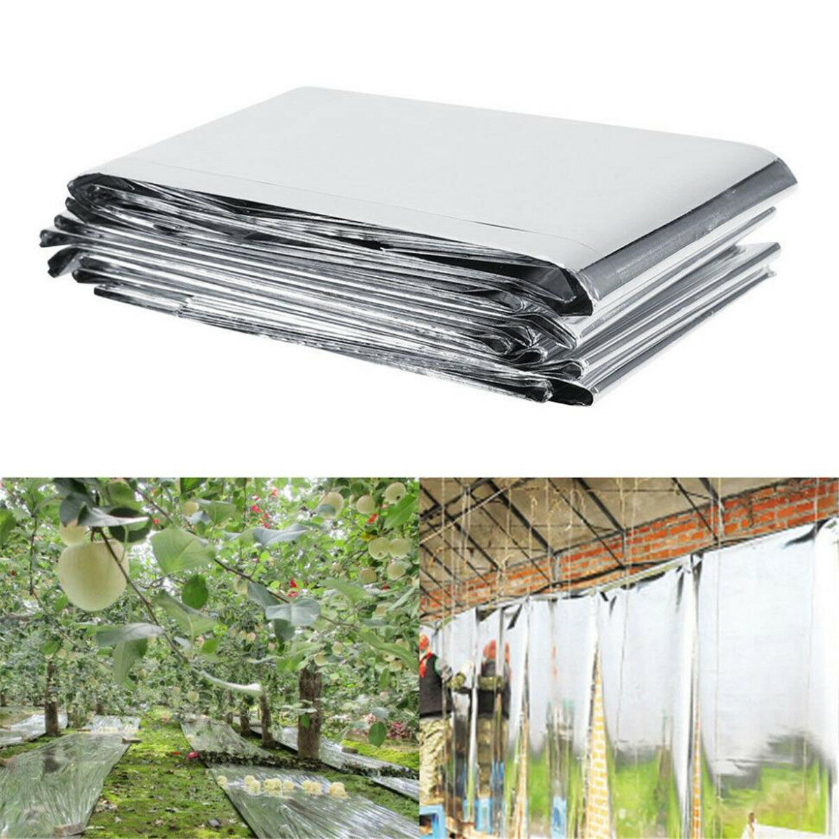 1pc Garden Wall Film Covering Sheet Hydroponic Highly Reflective 130*210cm