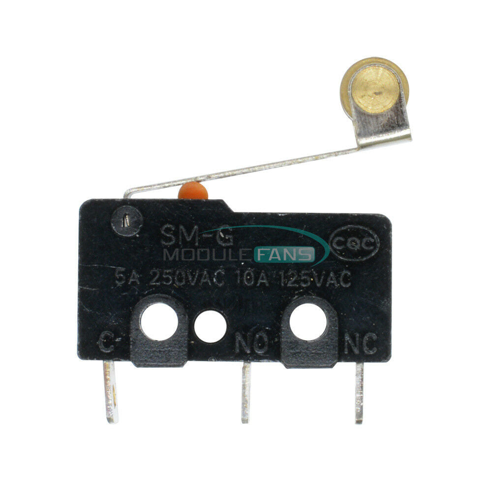 5PCS Tact Switch KW11-3Z Microswitch Round Handle 3PIN  5A 250V