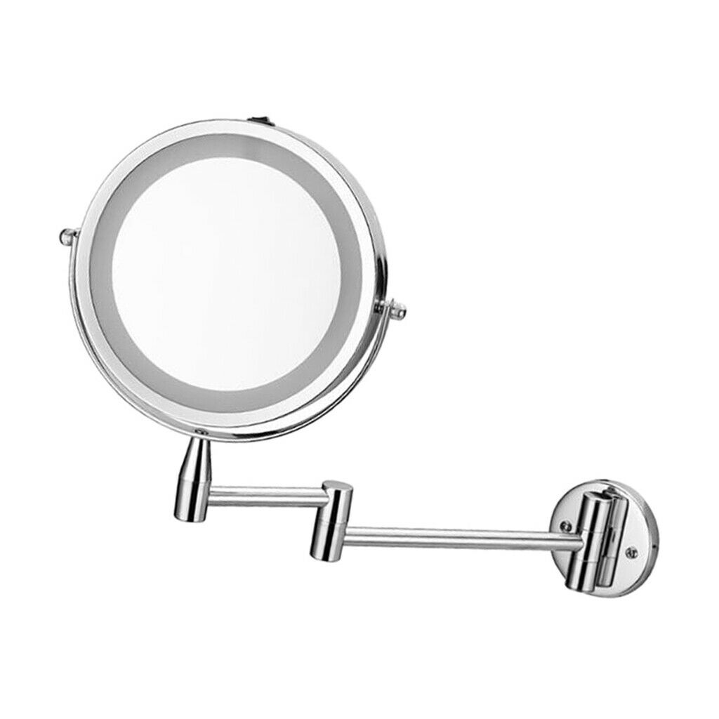 1X/3X Magnified Cosmetic Shaving Tweezing Vanity Mirror for Hotel Salon