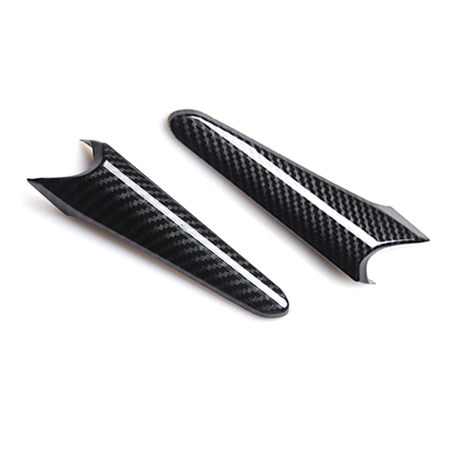 For 2017-2018 Mazda 3 Carbon Fiber Look Turn Signal Light Molding Trim Cover