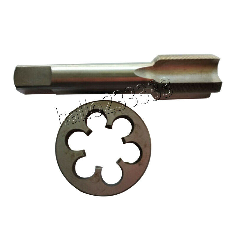 1pcs HSS Machine M23 X 1mm Plug Tap and 1pc M23 X 1.0mm Die Threading Tool