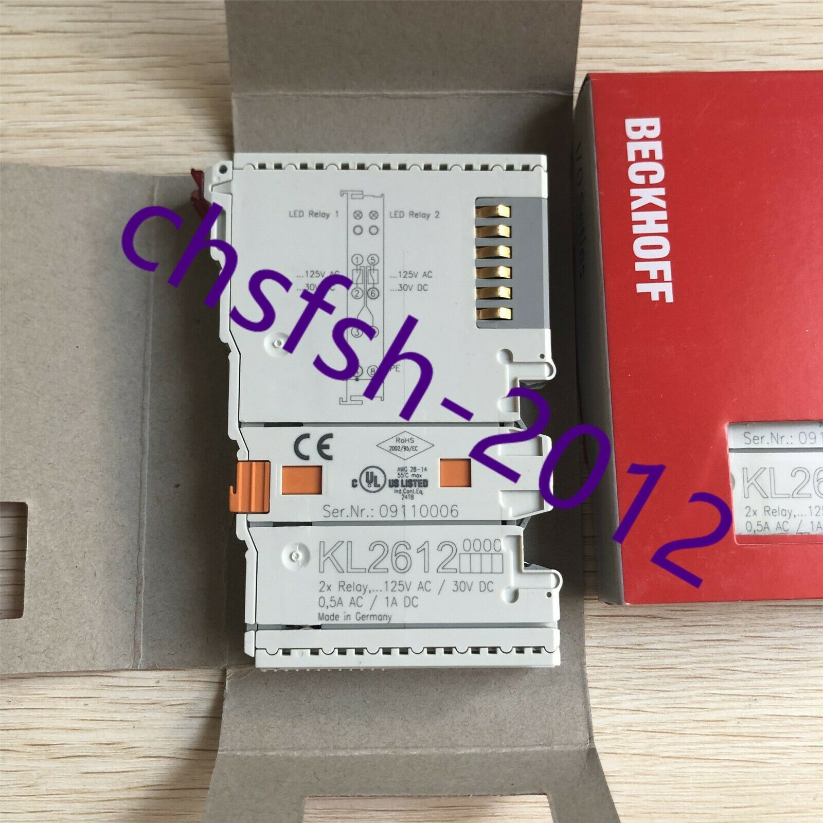 1 pcs New IN Box BECKHOFF KL2612 module