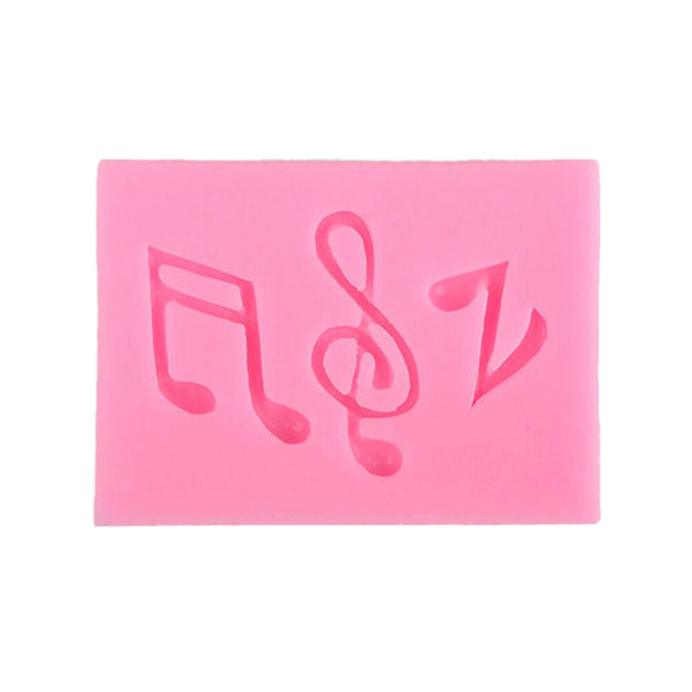 Musical Note Silicone Fondant Mold Cake Sugarcraf Decorating Chocolate Mo.l8