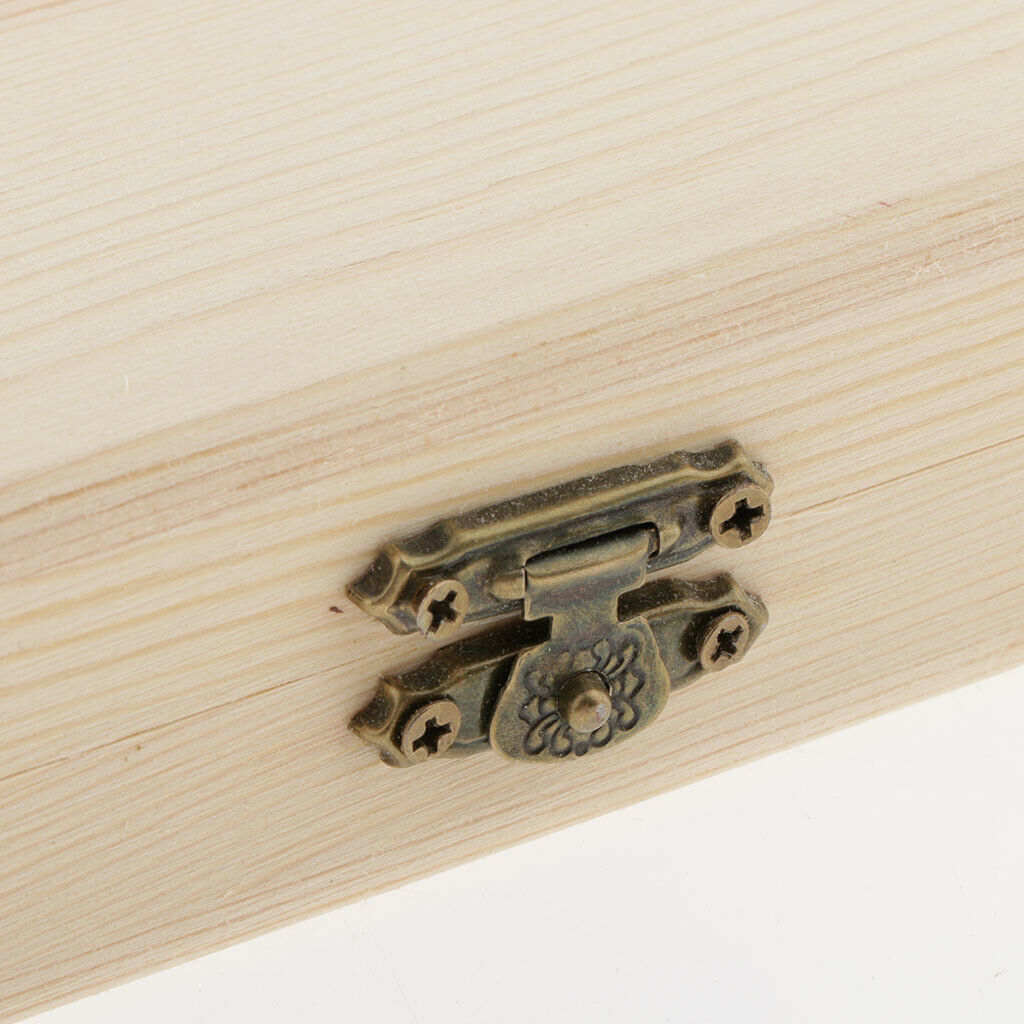 Square Wooden Jewelry Box, Jewelry Organizer and Storage- Natural, Wedding Candy