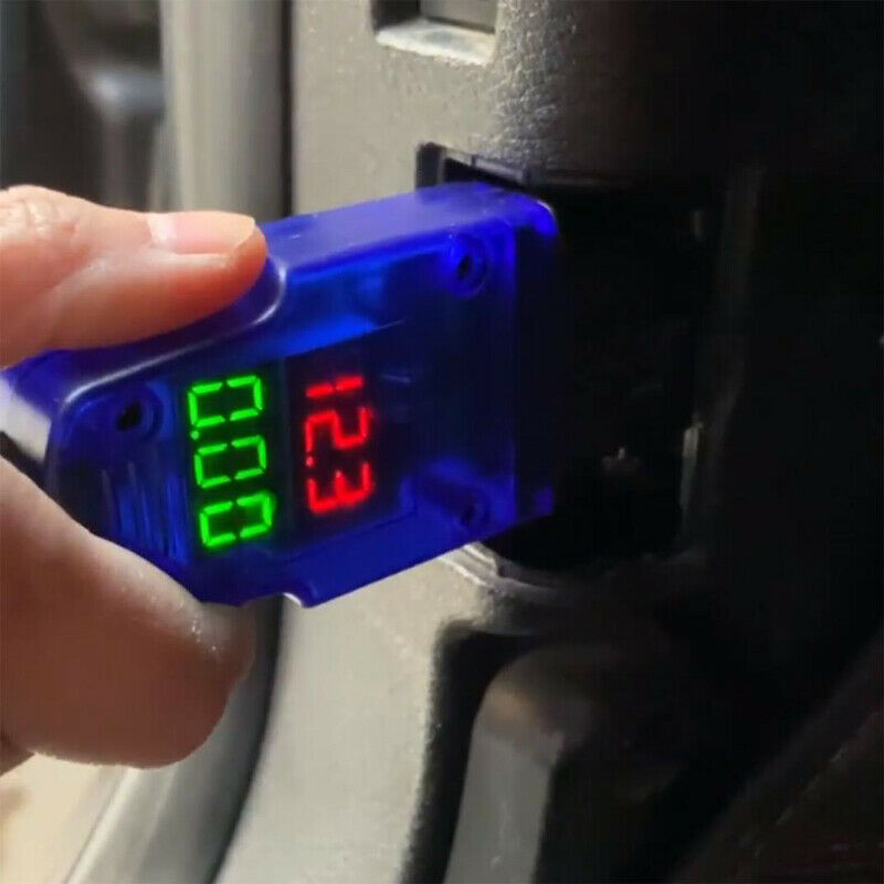 Digital Display 12V Car SUV OBD Battery Replacement Memory Saver OBDII Cable Set