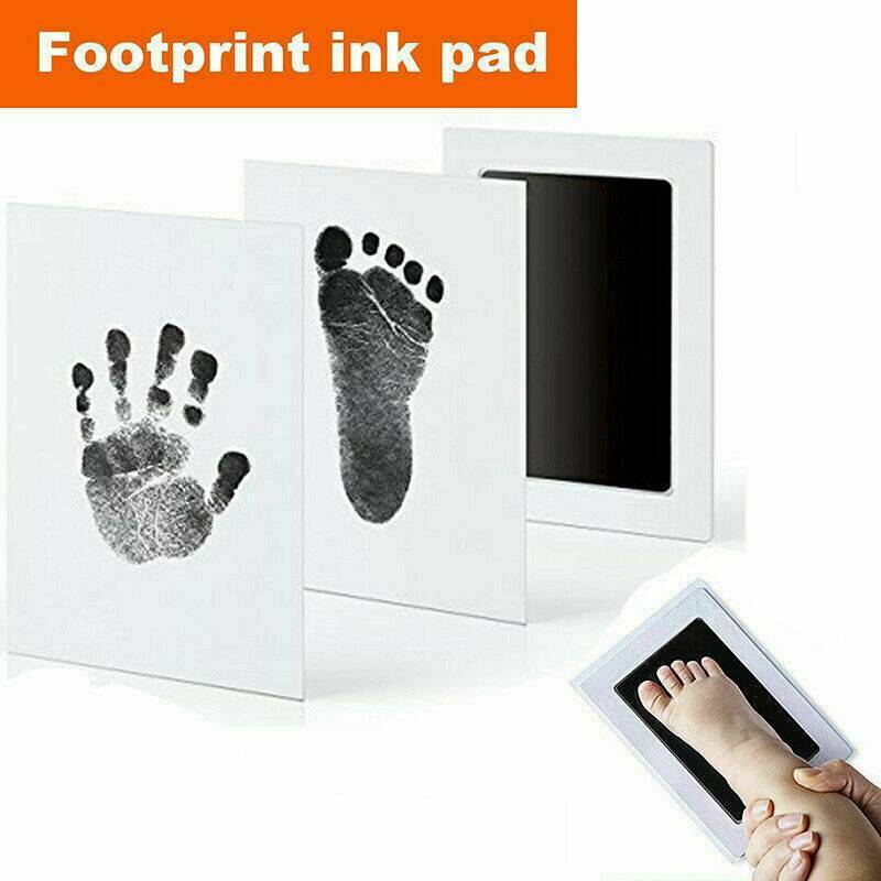 Non-Toxic Baby Hand Print Inkless Pad Touch Ink Newborn Footprint Kit Gift