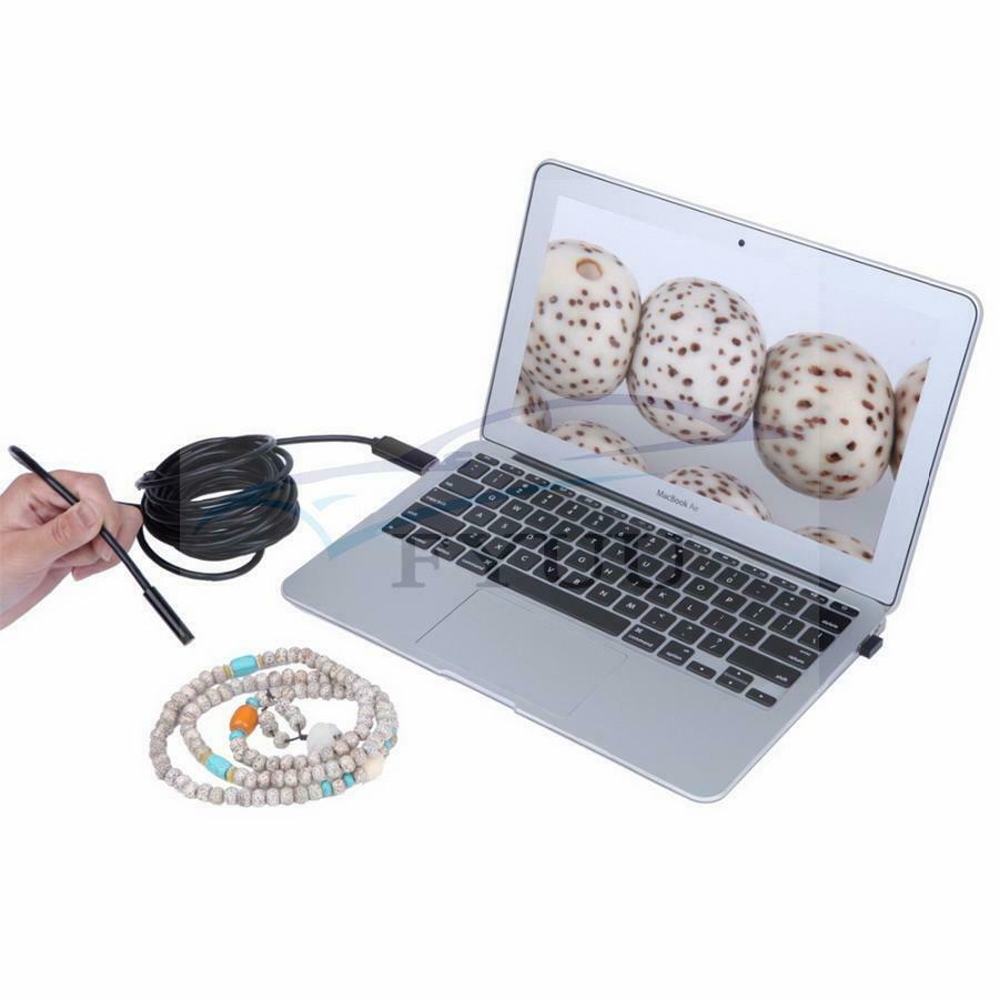 7.0MM Lens adjustable LED Lights Waterproof 6 LED For Android PC USB Endoscope