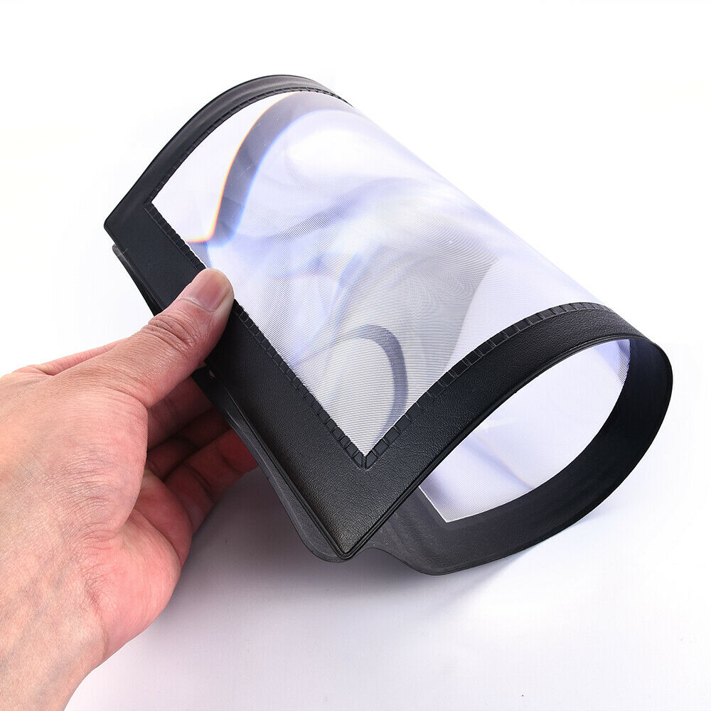 US Full Page Magnifier Sheet 4X Large Big Magnifying Glass Reading Book Aid Lens