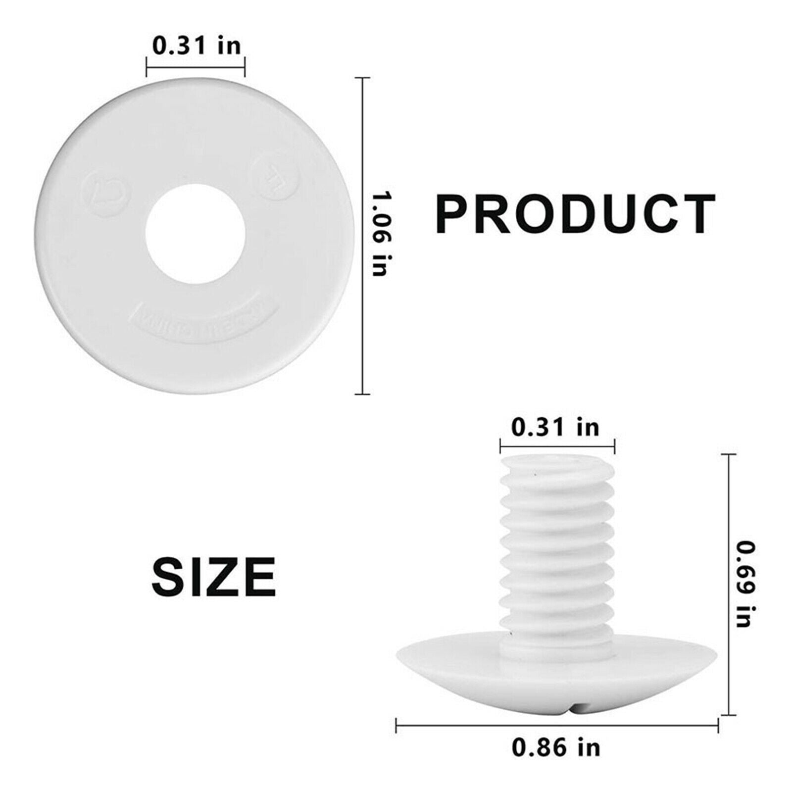 Replacement Wheel Screws Kit No. C55 for Polaris 180 280 Pool Vacuum Cleaners