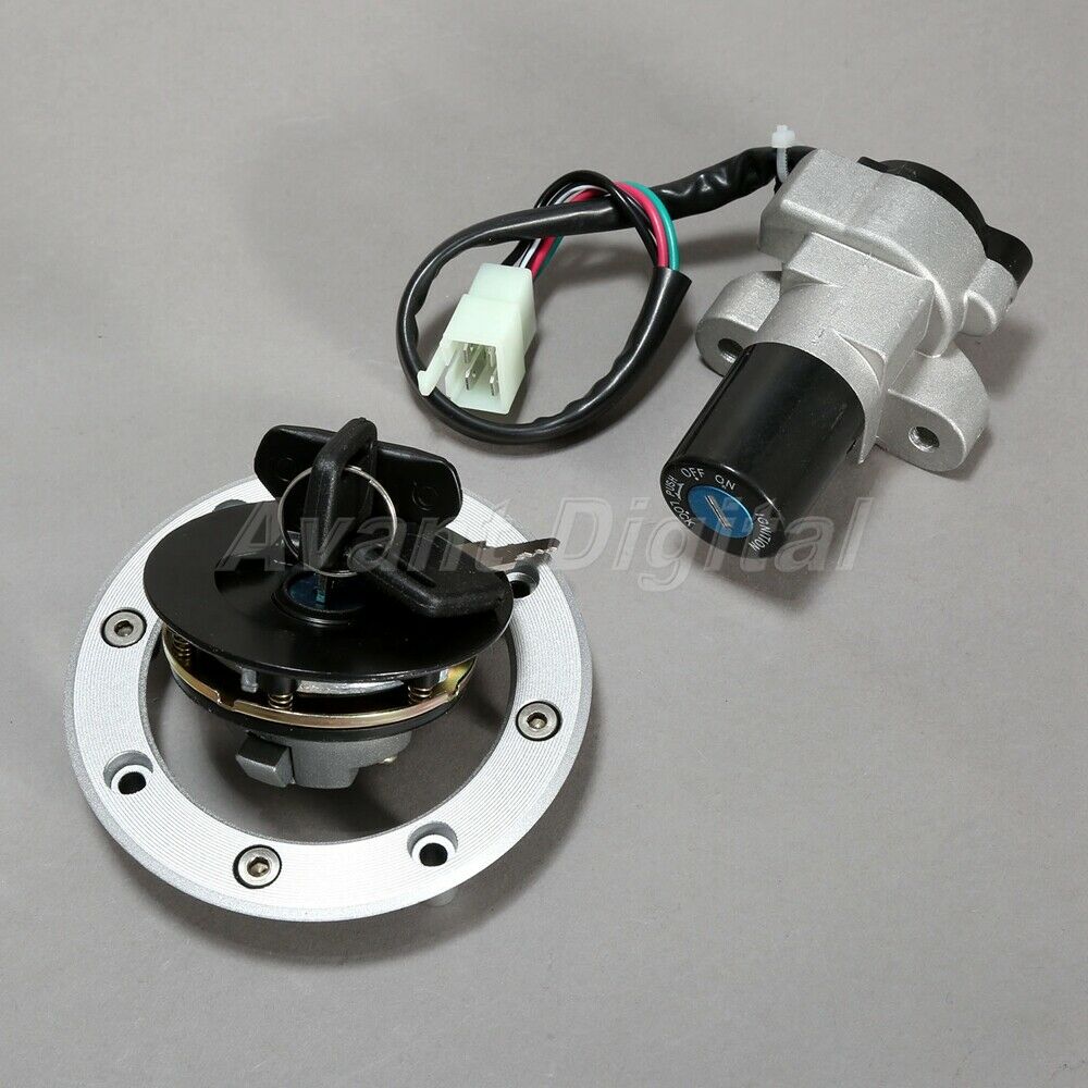 Motorcycle Ignition Switch Gas Cap Seat Lock Key for Suzuki GSX750 RF400 RF600