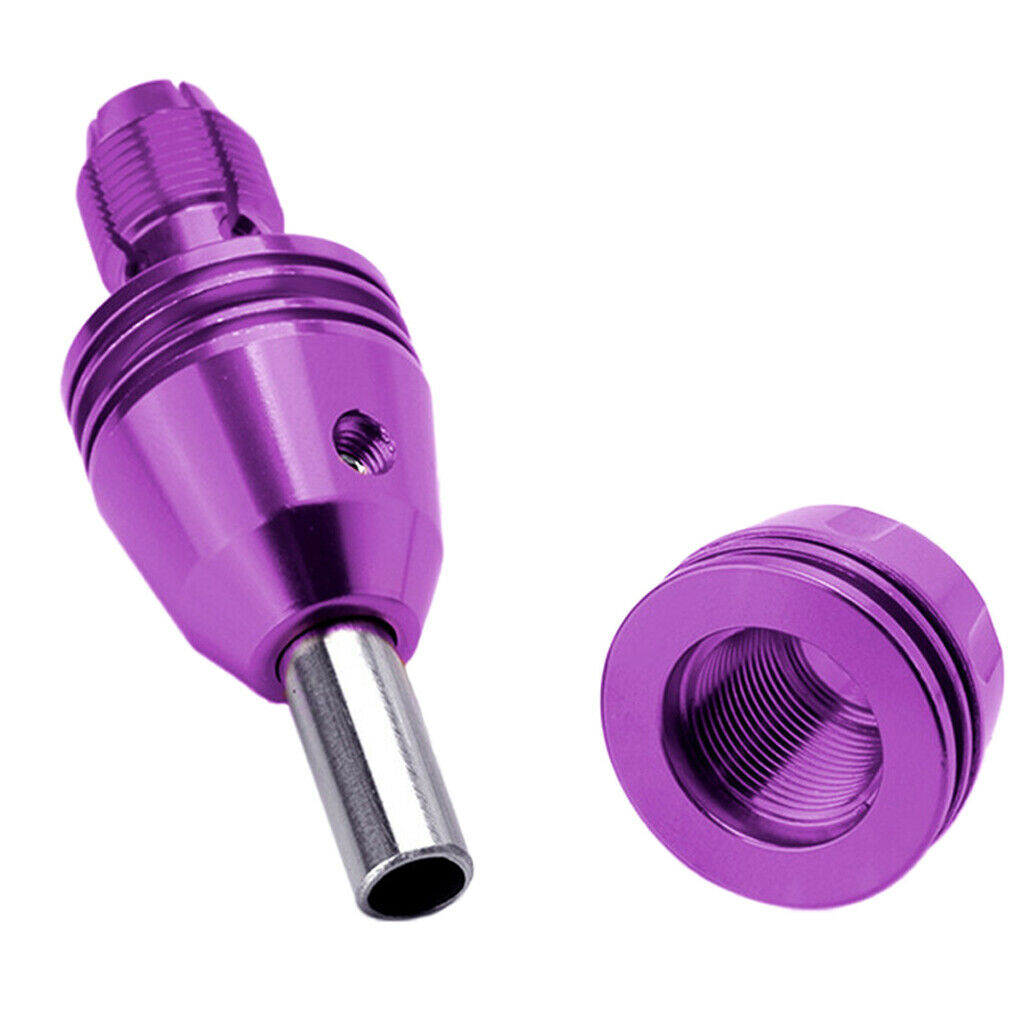 Aluminum Alloy Self Lock Tattoo Machine Tube Handle Grip Handle Bar Purple