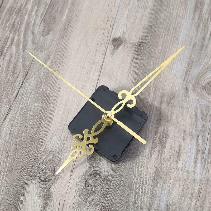 2pcs High Torque Non Ticking Clock Movement Mechanism 4 Clock Hands Repair Parts