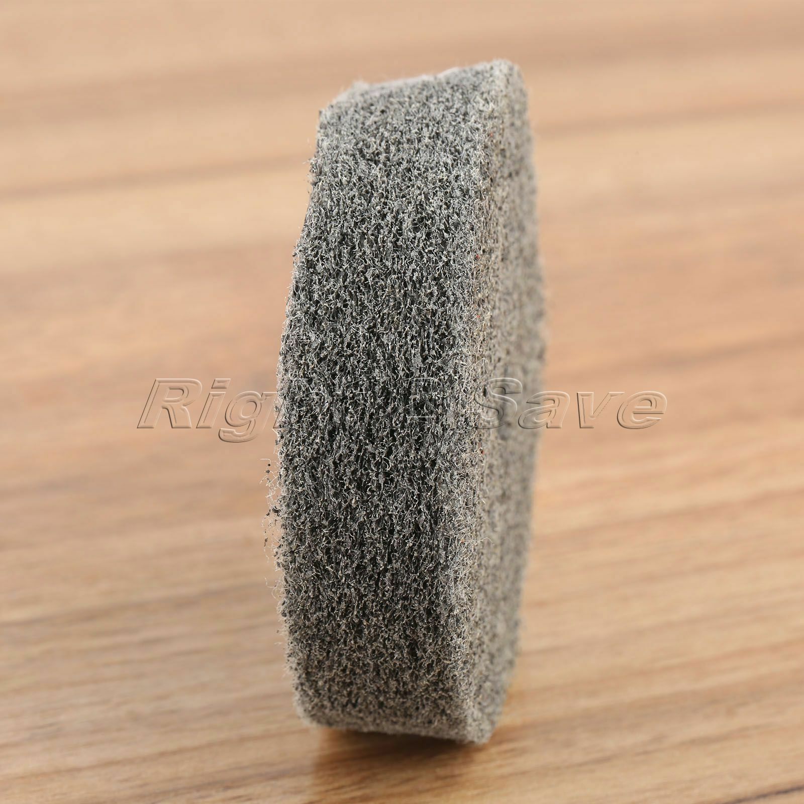 3" 75mm Gray Fiber Round Polishing Polisher Buffing Pad Mop Wheel For Rotary