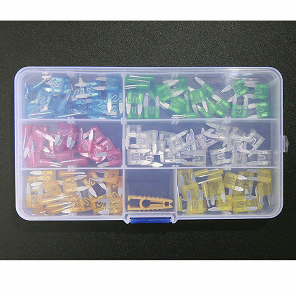 120 pcs Low Profile Mini Size Blade Fuse Assortment Set Auto Car Truck Fuses