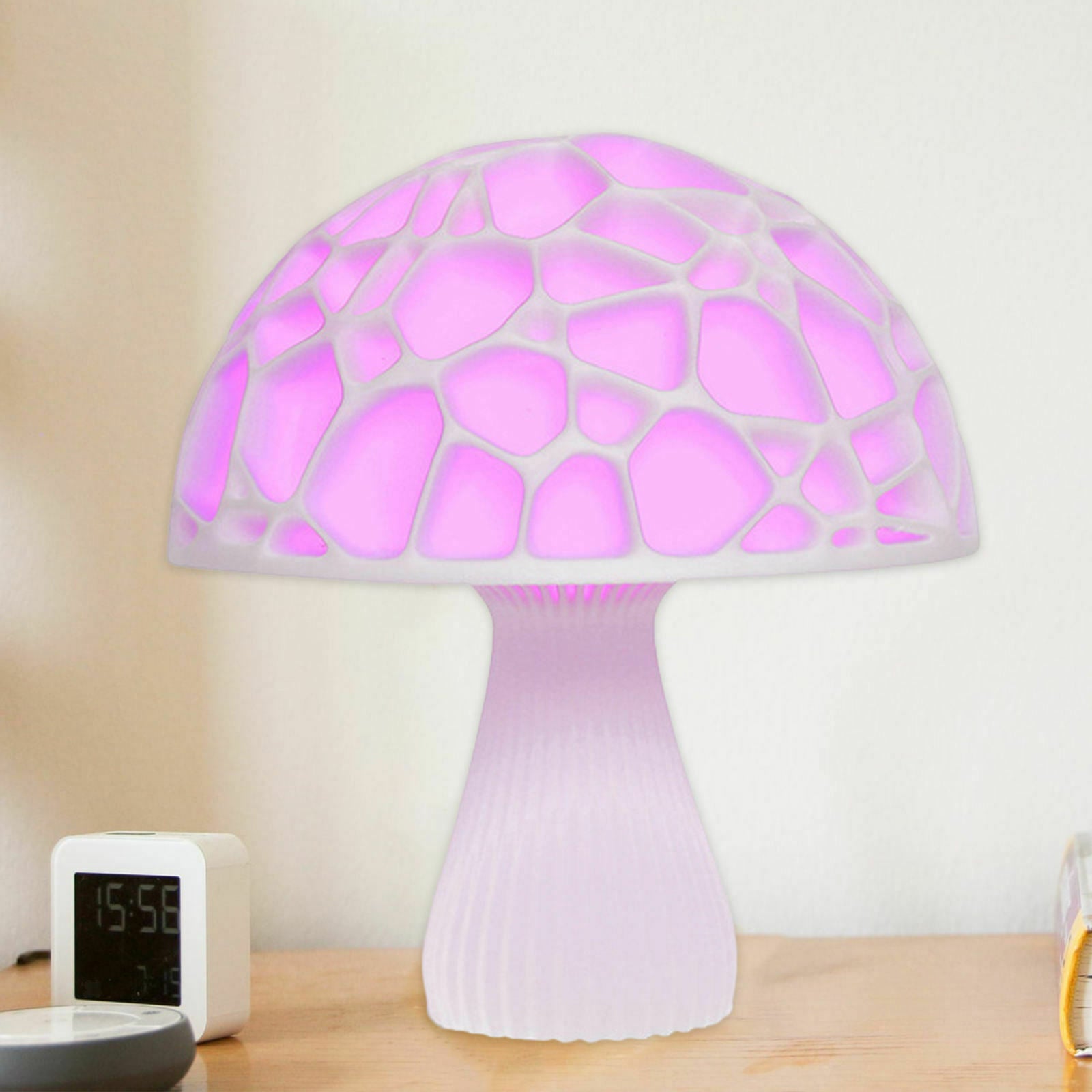 Table Lamp Remote Control Multicolor USB Rechargeable 16 Colors Night Light for