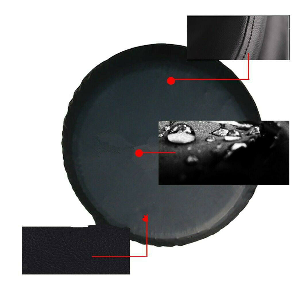 2PCS Tire Cover, Waterproof PVC Film Tire Sun Protector 14 Inch fits for Jeep,