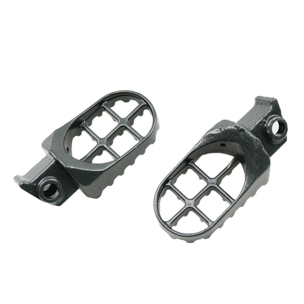 Grey Off-road Dirt Bike Steel Foot Pegs For  450 390 250 300 125 XC Adventure