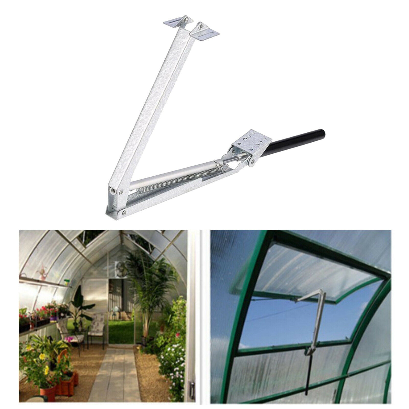 Solar Heat Sensitive Automatic Greenhouse Window with
