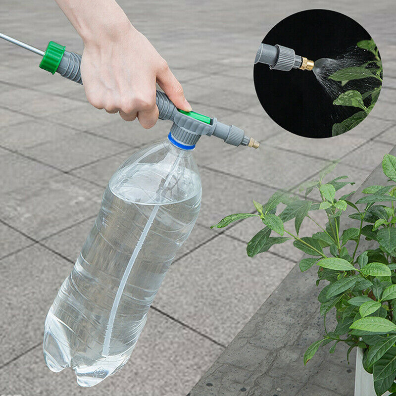 High Pressure Air Pump Manual Sprayer Adjustable Drink Bottle Spray Head Noz DF