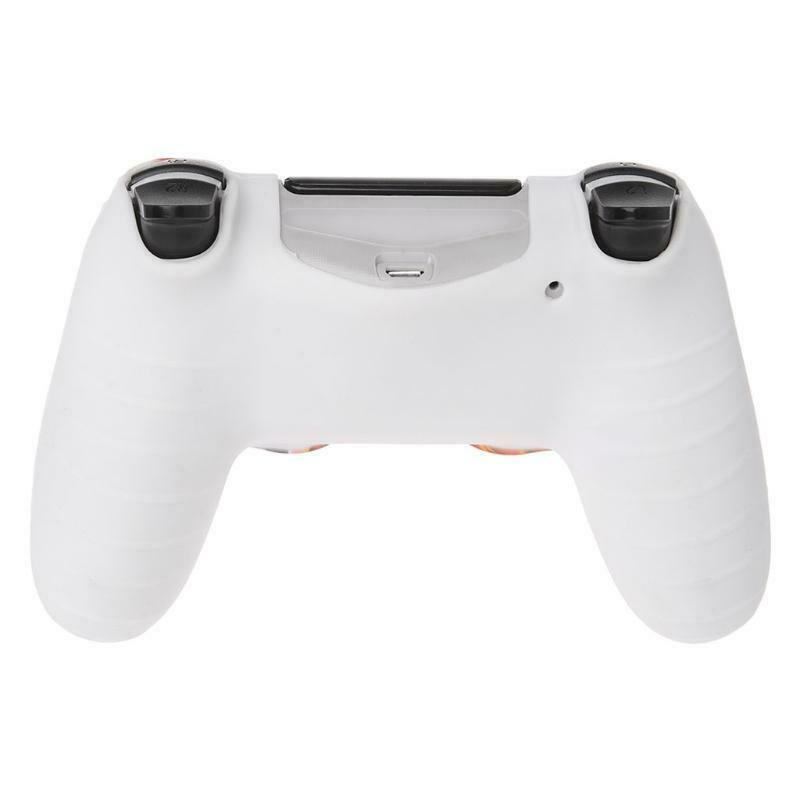 Multicolor Style Silicone Gamepad Cover Case + 2 Joystick Cap For PS4 Controller