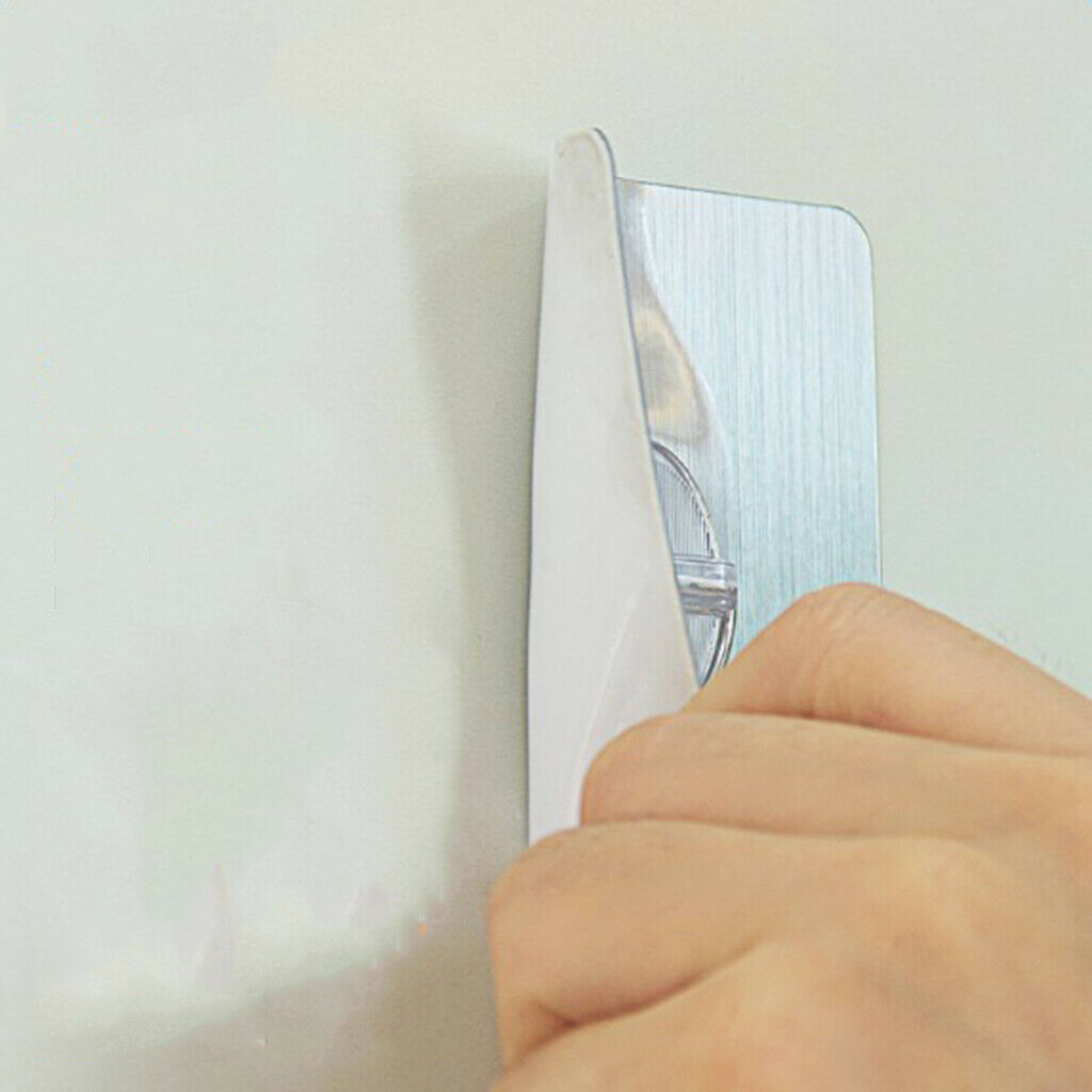 2 Pieces Wall Hooks Adhesive Hanger For Organized Wall Home House Office
