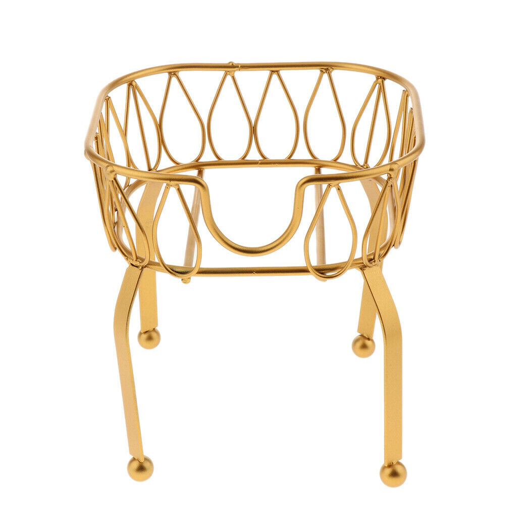 4L 5L 8L Drink Stand Basket Beer Holder Glass Jar Stand Ice Glass Golden S