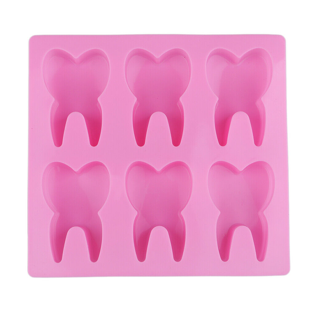 Tooth  Fondant Sugar Craft Chocolate Cake Candy Baking Moulds