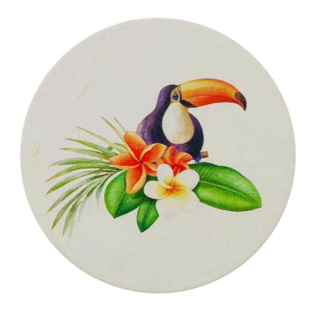 Round Shape Teacup Coaster Kung Fu Tea Coaster for Drinks  Style01