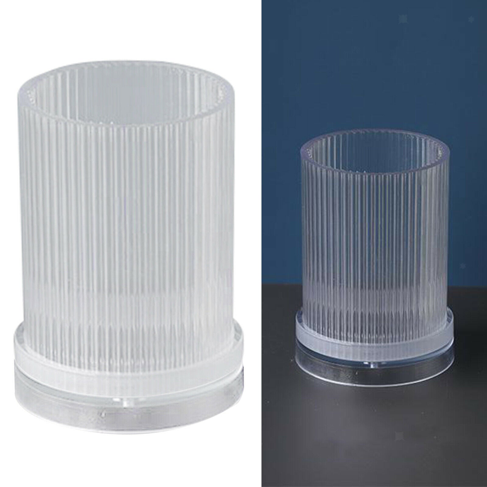 Acrylic Candle Mold Pillar Making Wax DIY Christmas Birthday Wedding Gift Decor