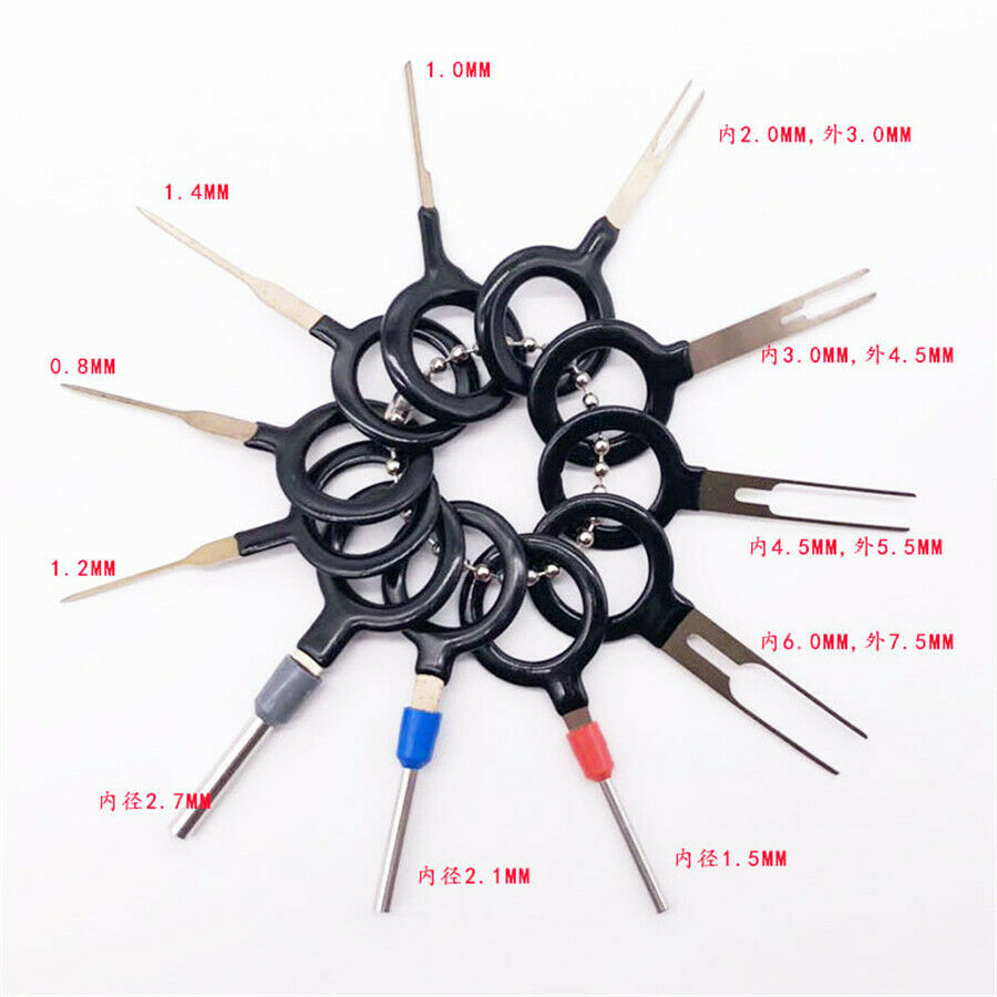 29 Pcs Universal Aluminum Alloy Wiring Connector Terminal Removal Puller Tools