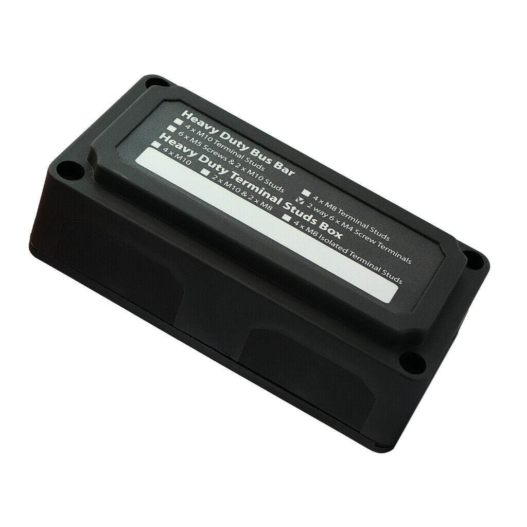 Bus-Bar Electric Terminal Board 100A with 12x4mm Shunt Terminals