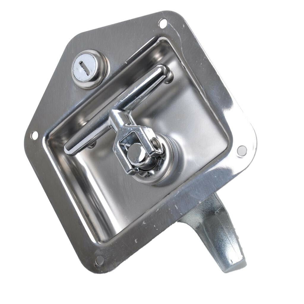 Rv Truck Door Tool Box Lock With Gasket T-handle Latch With Keys Stainless S