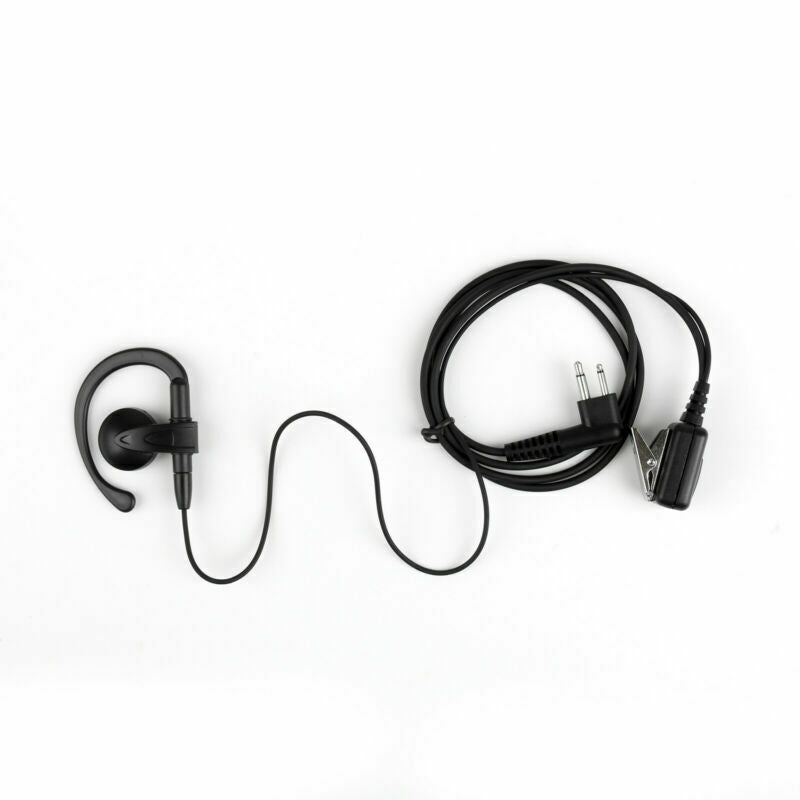 1x2 Pin Earhook Earpiece Headset PTT Mic For  GP88 GP280 GP350 GP68  AT2