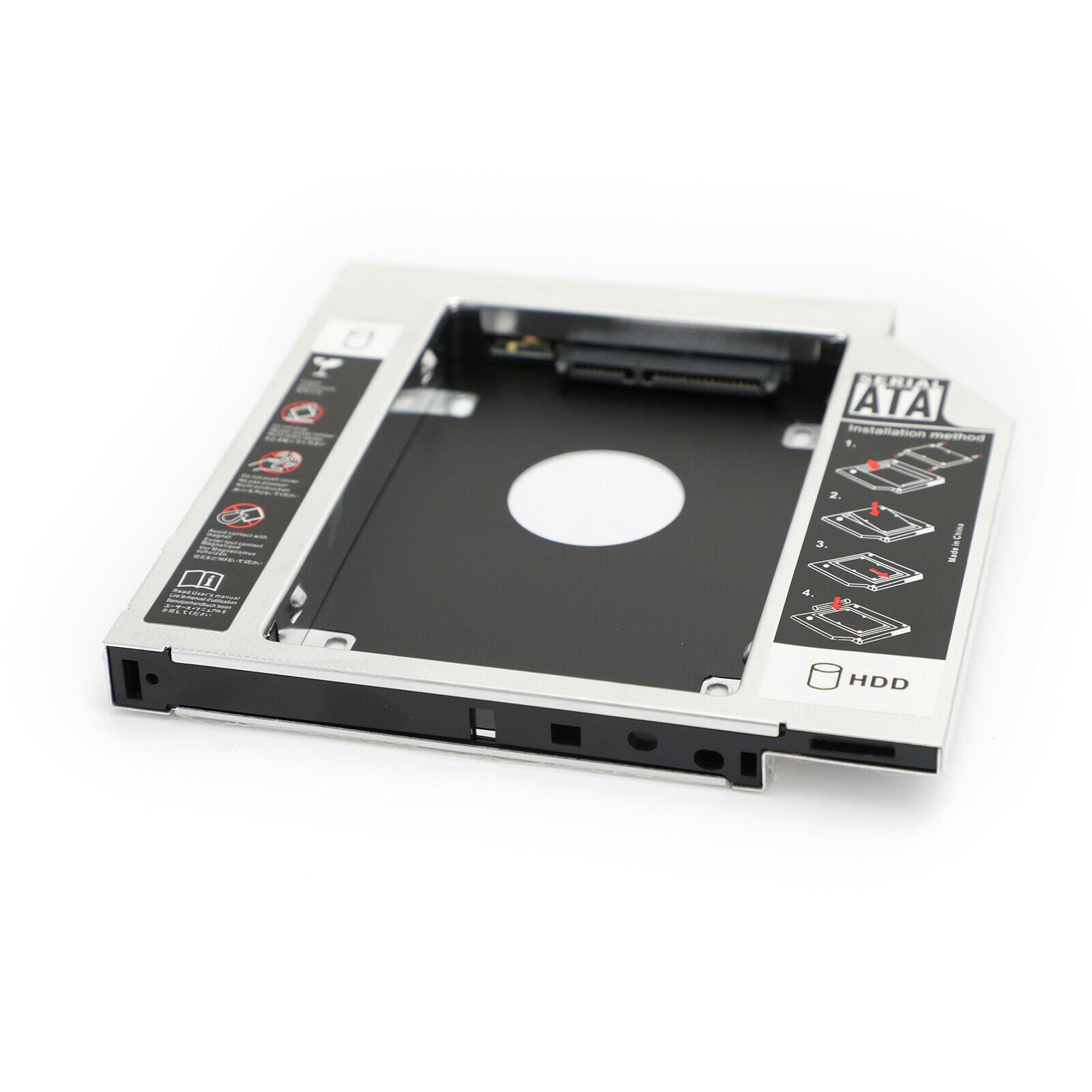 12.7mm Caddy SATA 3 Second New SSD Hard Drive CD/DVD-ROM Optical Bay adapter