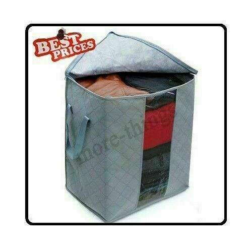 Bamboo Charcoal Non-smell clothing Transparent inspection Storage Organizer Bag