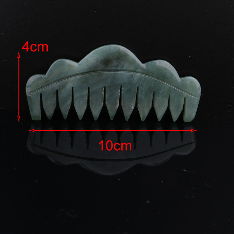 natural stone comb women handmade jade comb shape design massage comb VxJ.l8