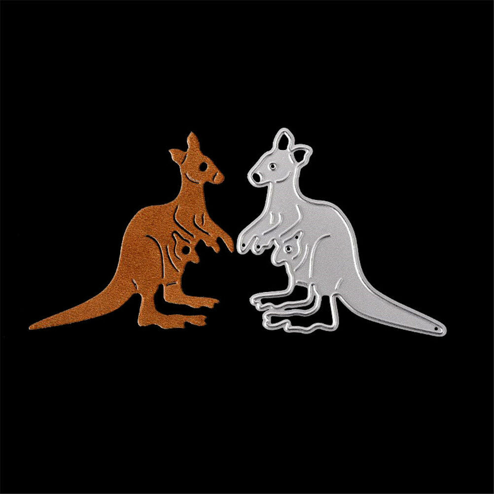 Kangaroo Animals Metal Cutting Dies Cards Scrapbooking Craft Album Deco.l8
