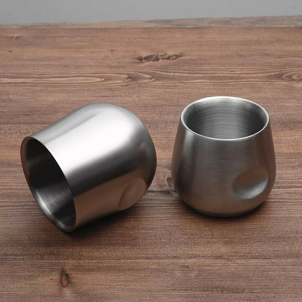 Stainless Steel Wine Tumbler, 5OZ | Double Wall Vacuum Insulated Travel Tumbler