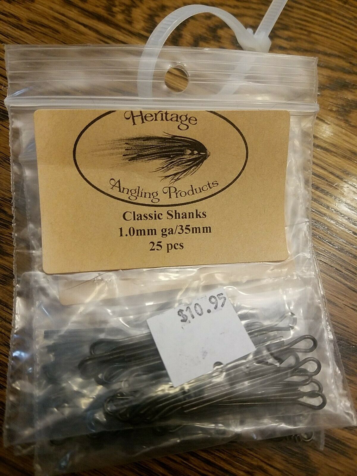 Heritage Angling Classic Shanks 1.0 mm/35 mm