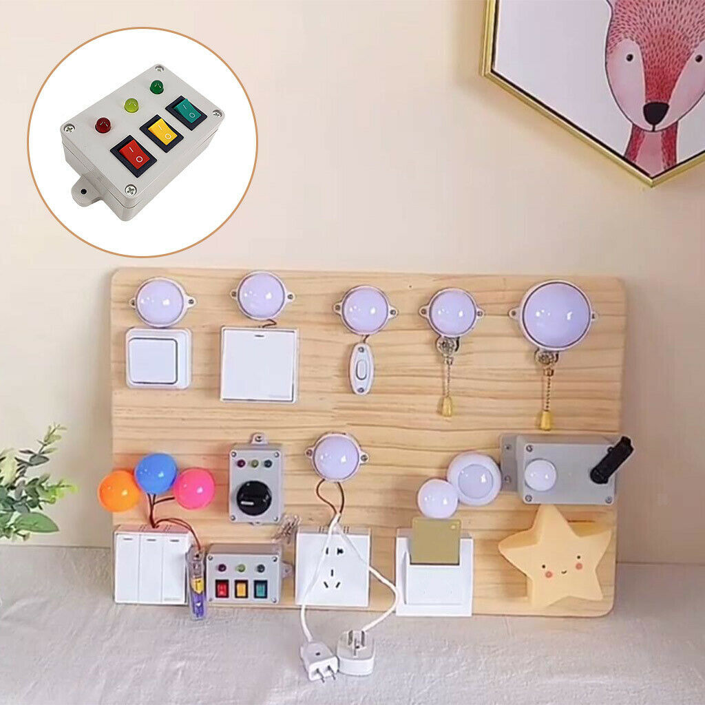 Traffic Light Stop Light With Switch Montessori Early Education Kids Toys