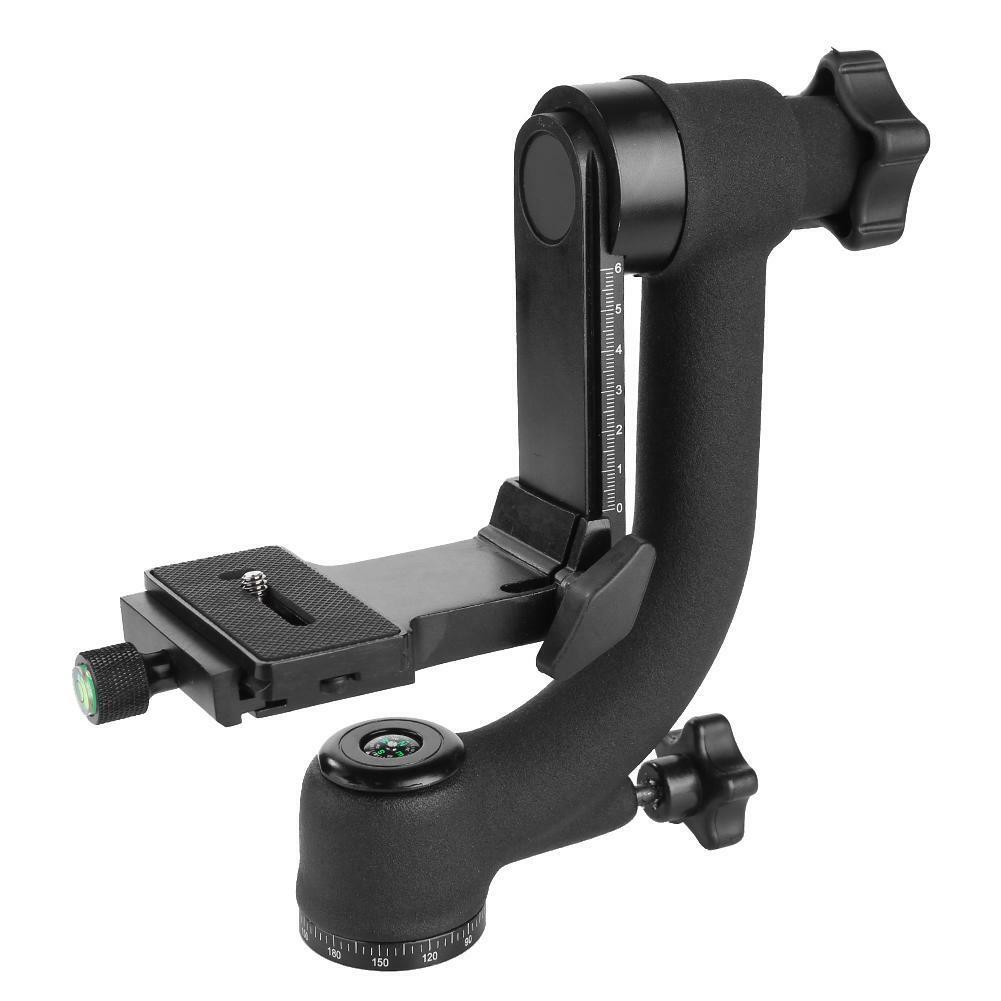Panoramic 360Â° Gimbal Tripod Ball Head 1/4" Screw Quick Release for DSLR Camera