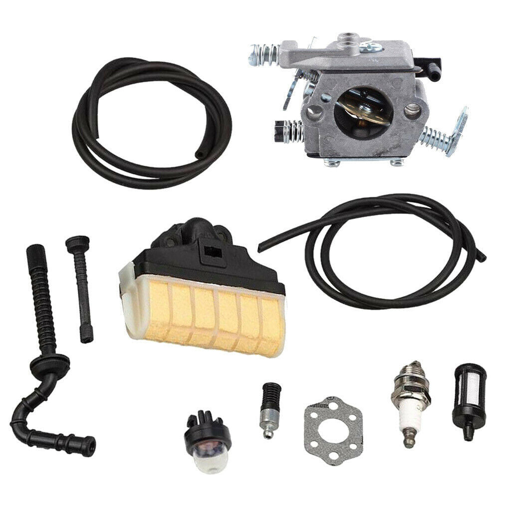 Carburettor with repower kit air filter fuel line spark plug for STIHL