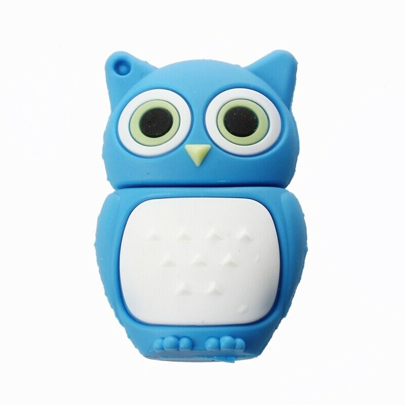 16GB USB 2.0 Memory Stick Flash Pen Drive Storage Cute Owl Blue H3H5H5