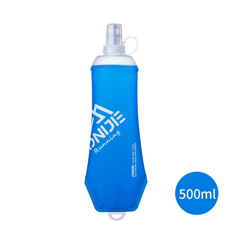 500ml Outdoor Sports Bevel Water Bottle Soft Flask Hydration Kettle BPA F JY Ad
