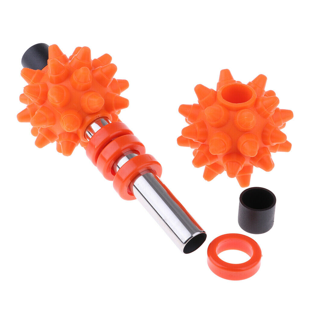 Yoga Pilates Gym Massage Bar Stick Double Fitness Peanut Ball Gym Exerciser