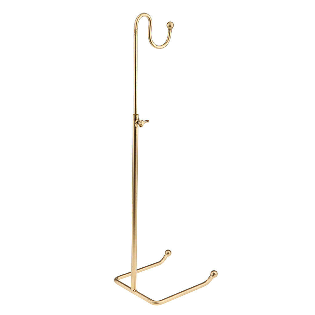 Stainless Stable Adjustable Handbag Scarf Display Stand Rack Bag Purse Shelf